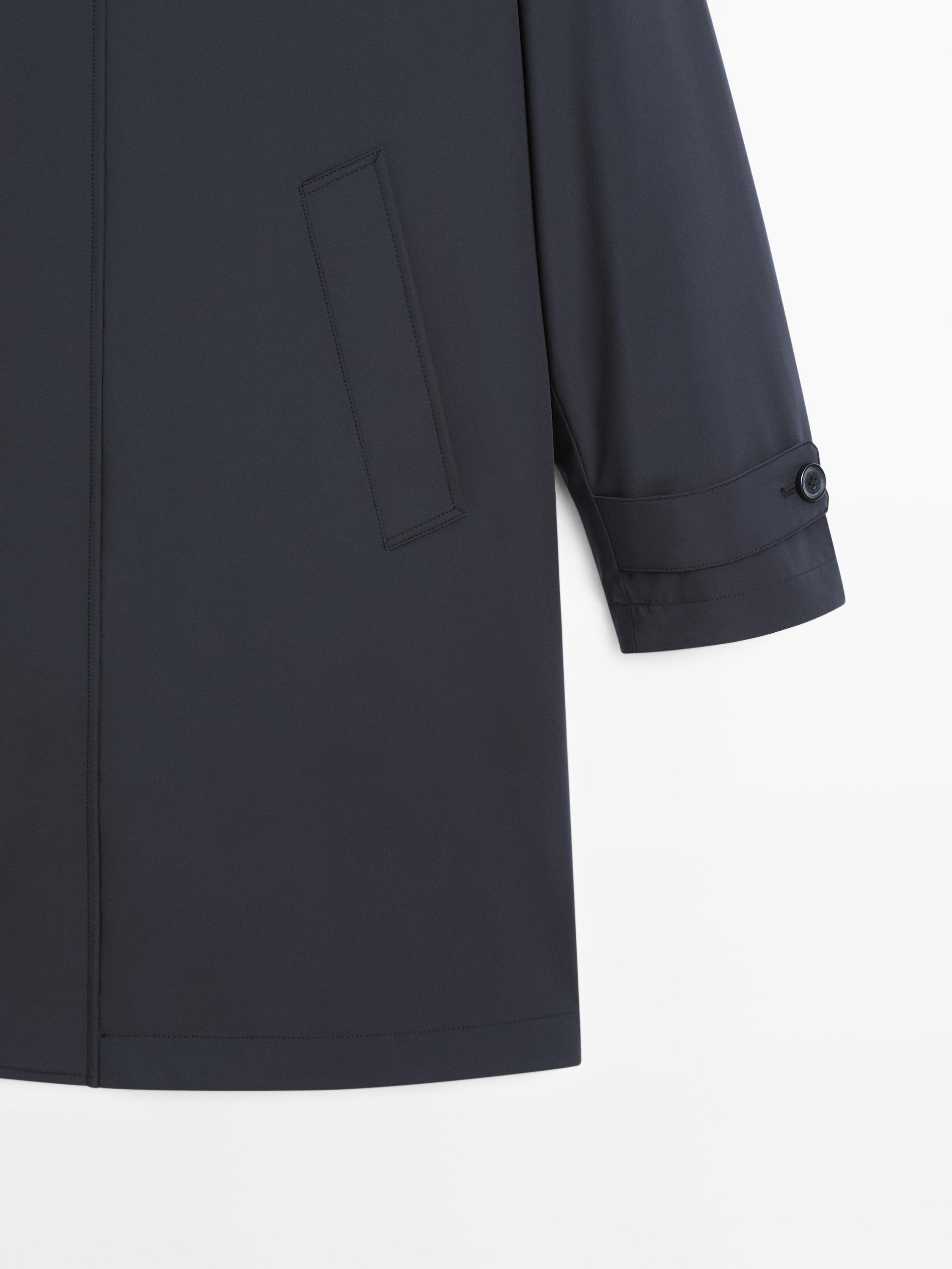 Long hooded parka